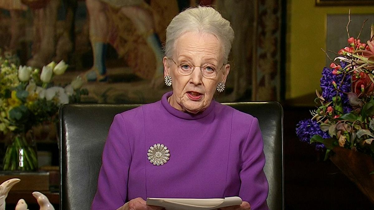 Margrethe II. bei der am 31.12.2023 ausgestrahlten Neujahrsansprache, DR via dts Nachrichtenagentur