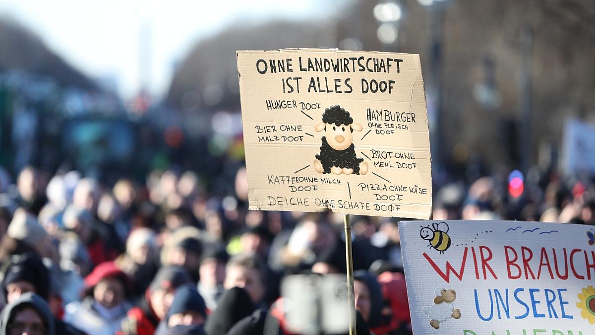 Bauernproteste am 08.01.2024, via dts Nachrichtenagentur