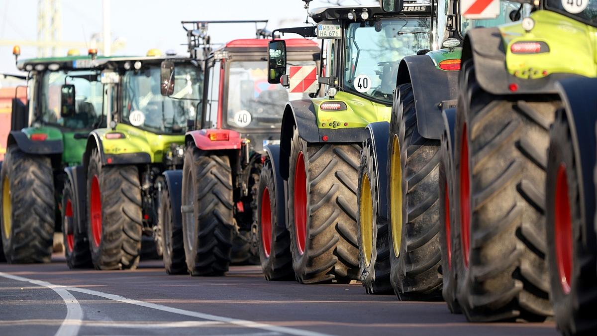 Bauernproteste am 08.01.2024, via dts Nachrichtenagentur