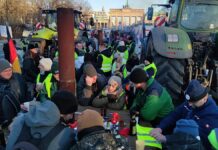 Großer Andrang zu Bauernprotesten in Berlin