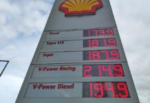 Spritpreise leicht gesunken