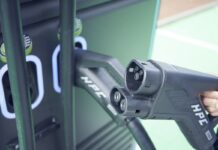 Schnellladestandort von EnBW und VK Immobilien in Alsfeld.