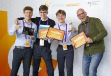 Bundessieg und Porsche Sonderpreis „Digitale Zukunft“ für innovative Sonar-Sehhilfe aus Sachsenheim