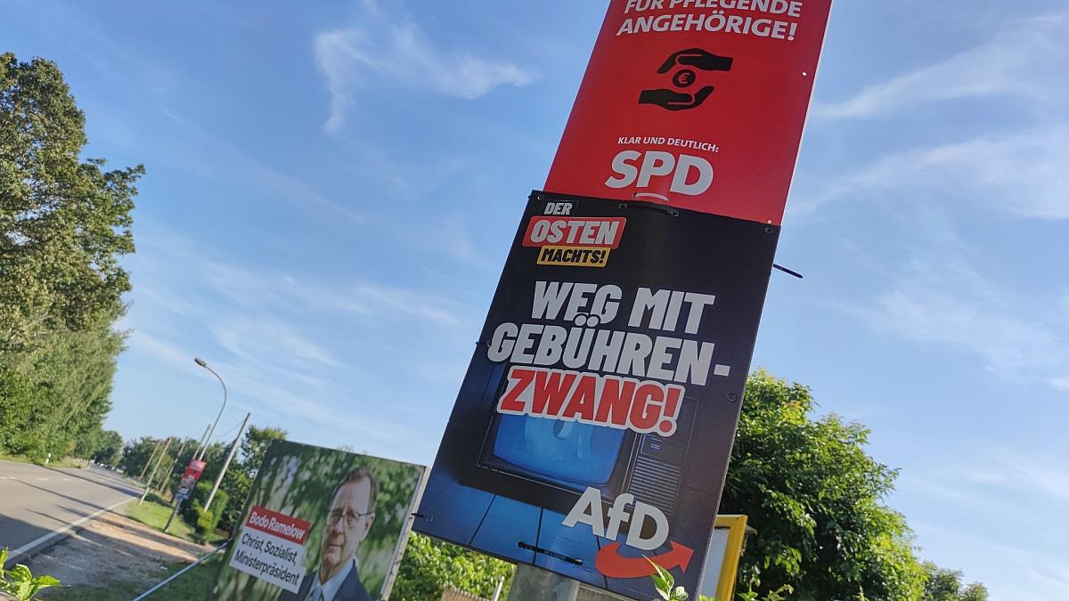 Landtagswahlen in Sachsen und Thüringen gestartet