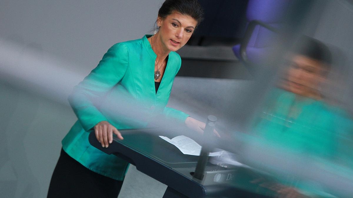 Wagenknecht verlangt von Thüringer CDU Distanzierung von Merz