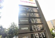 Spritpreise wieder rückläufig