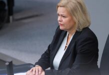 Jahrestag des 7. Oktobers: Faeser fürchtet Gewalt in Deutschland