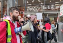 Streik bei der "New York Times" am Tag vor US-Wahl