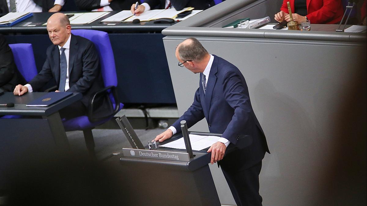 AfD kündigt juristische Prüfung von TV-Duell Scholz-Merz an