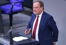 Laschet und Vogel werben für Schwarz-Gelb