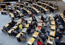 Auschwitz-Rede: Abgeordnete wenden AfD-Politiker den Rücken zu