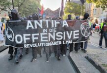 Wieder Gewalt bei 1.-Mai-Demo in Berlin Wieder Gewalt bei 1.-Mai-Demo in Berlin