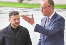 Selenskyj und Merz loben Trump