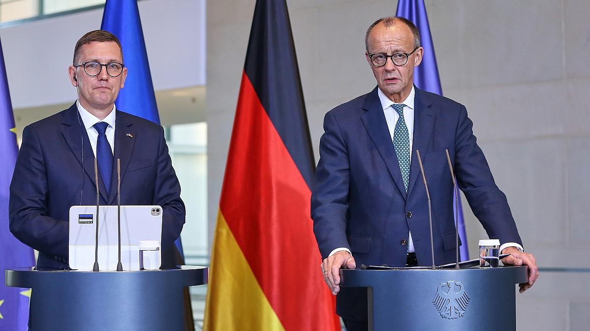 Merz: Estland hat Auswirkungen des Ukrainekriegs "direkt vor Augen"