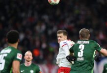 1. Bundesliga Leipzig und Wolfsburg unentschieden